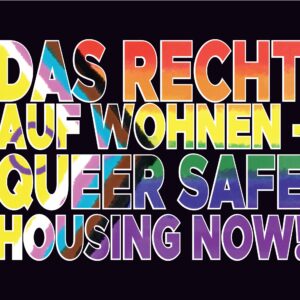 Sticker Queer Safe Housing Now