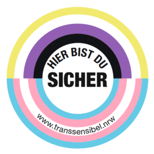 Sticker "Hier bist du sicher"
