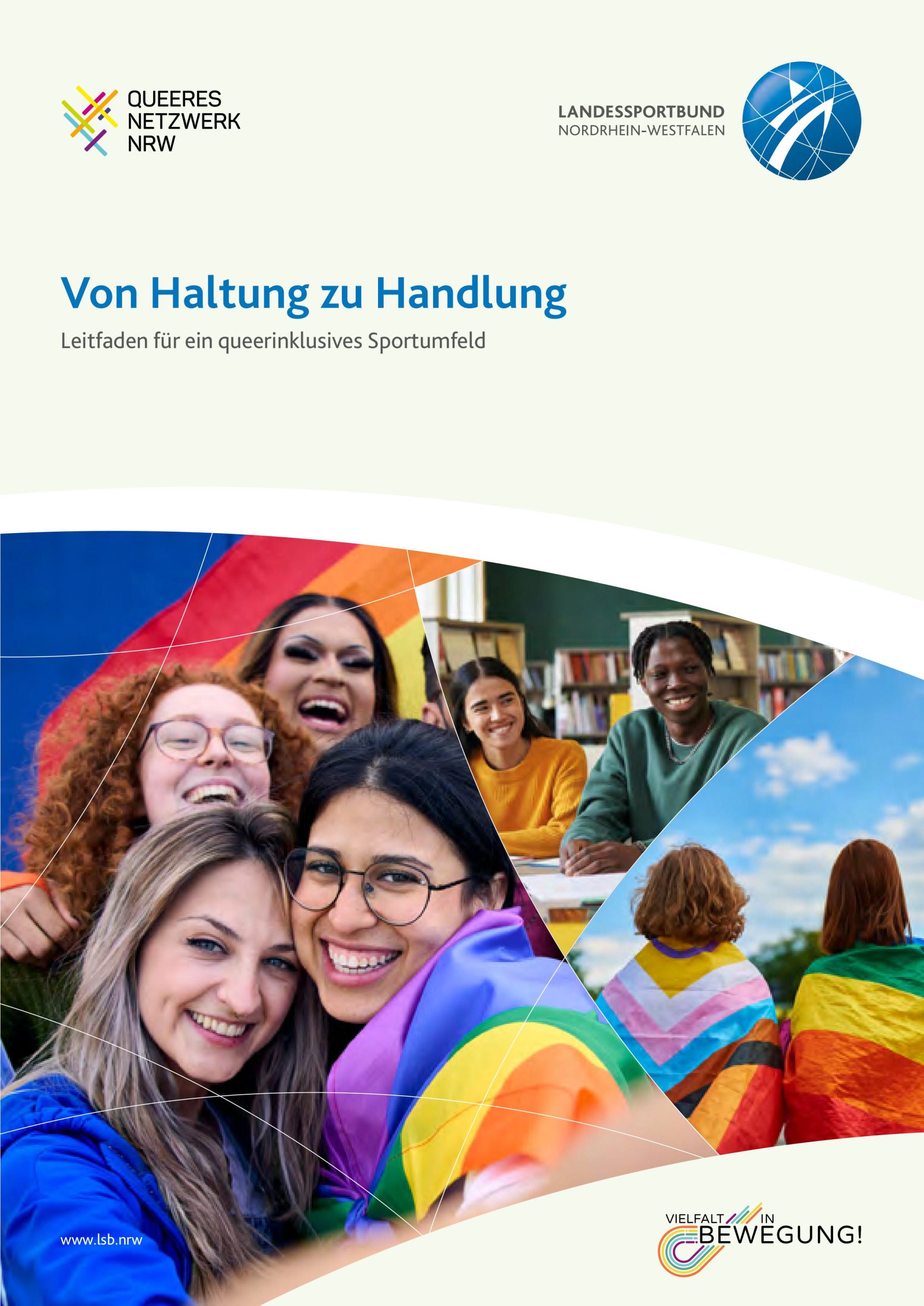 Von Haltung zu Handlung - Leitfaden für ein queerinklusives Sportumfeld
